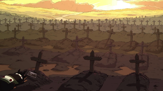The ultimate outcome of war.